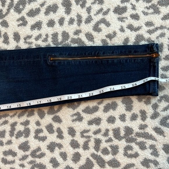 7 For All Mankind Gwenevere Ankle Zip Low Rise Skinny Jean-27 - Picture 12 of 12